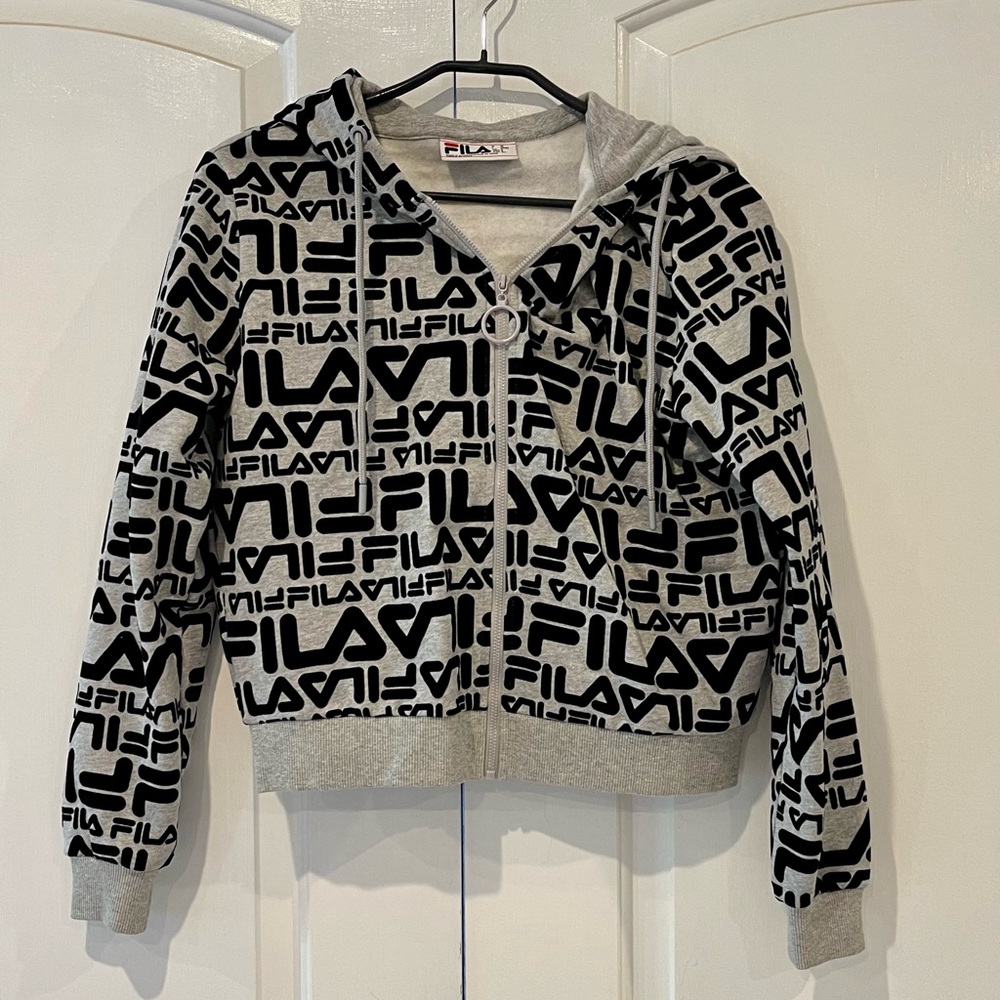 Fila waist length hoodie